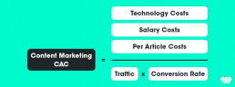 Formule du CAC du Content Marketing