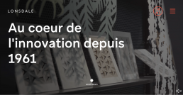Page d'accueil du site Lonsdale
