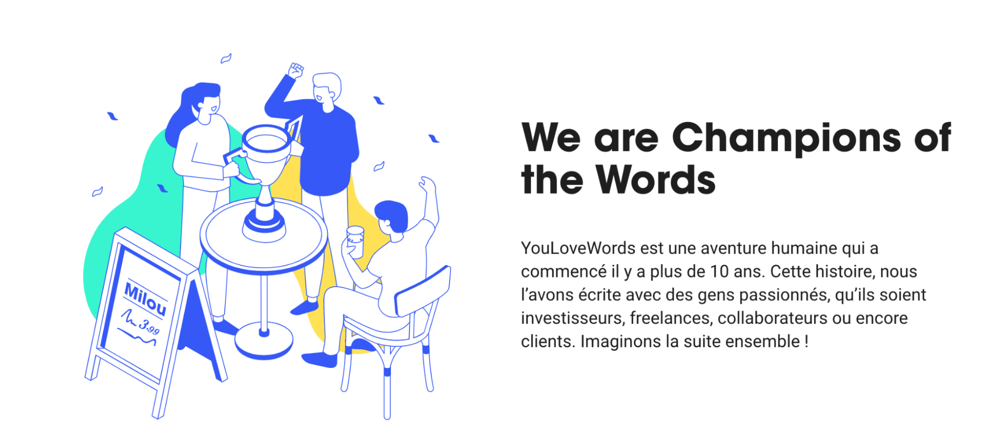 Header de la page &agrave; propos YouLoveWords